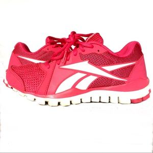 Reebok Realflex Bright Pink Sneaker Size 6